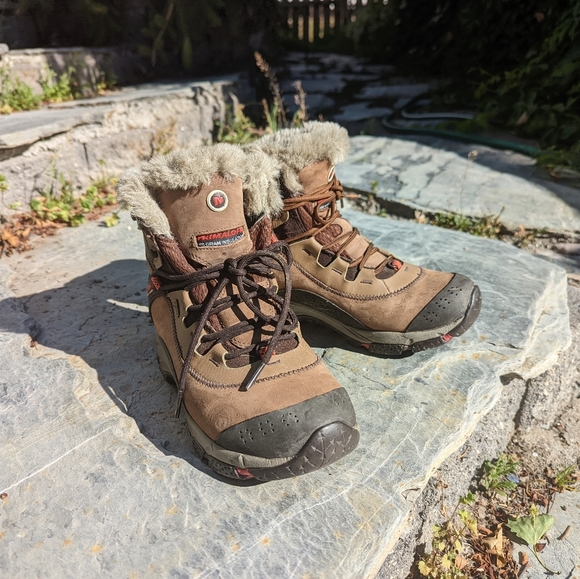 Merrell Thermo Arc Brindle 6 Waterproof Continuum Vibram Hiking Boots Sz 8 - Picture 10 of 11